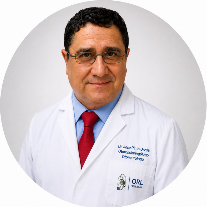 Dr. José Pinto Urzúa, otorrinolaringólogo y especialista en otoneurología, director médico de ORL San Blas