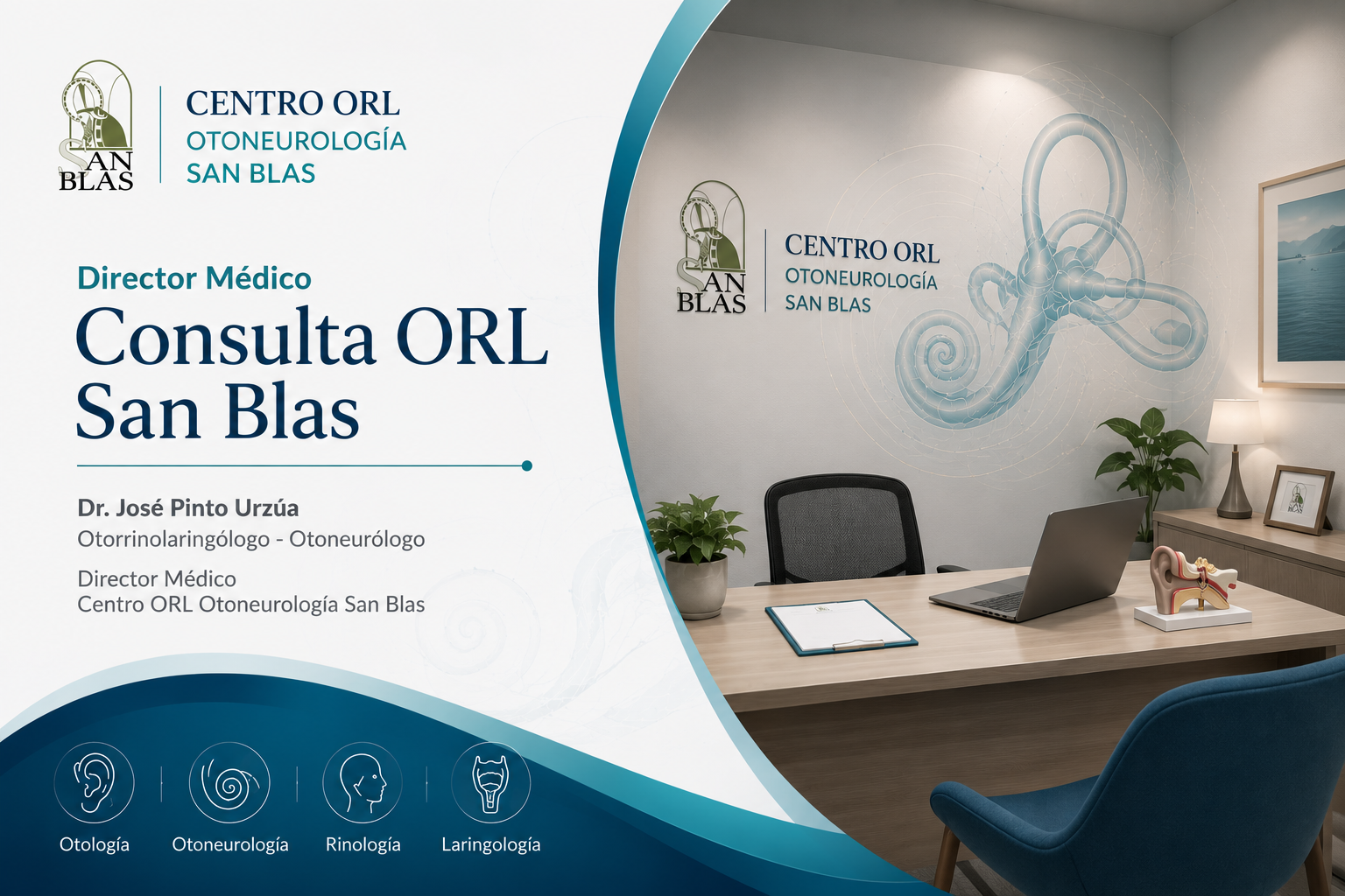 Dr. José Pinto Urzúa - Director Médico ORL San Blas