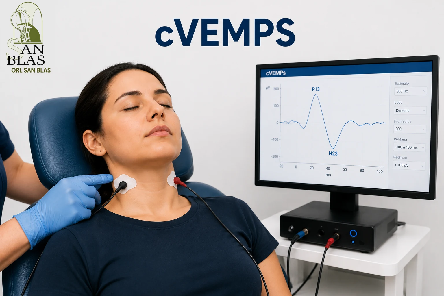 cVEMP en ORL San Blas, material educativo para pacientes